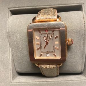 Michele rose gold and silver watch💞